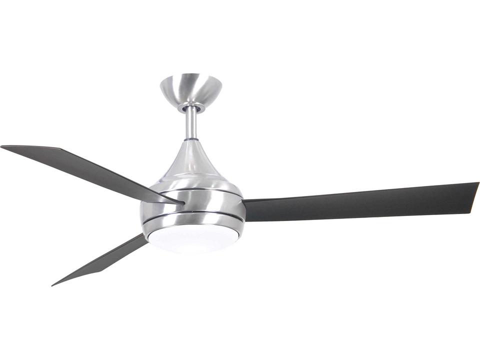 Donaire 52-Inch 3-Blade LED Outdoor Ceiling Fan Brushed Stainless