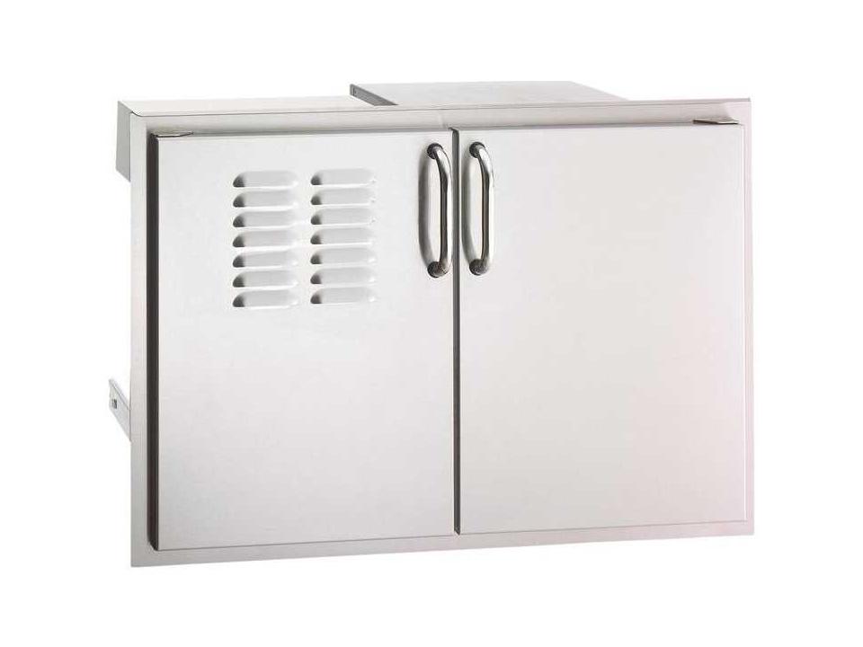 Select 30-Inch Double Access Door with Propane Tank Storage