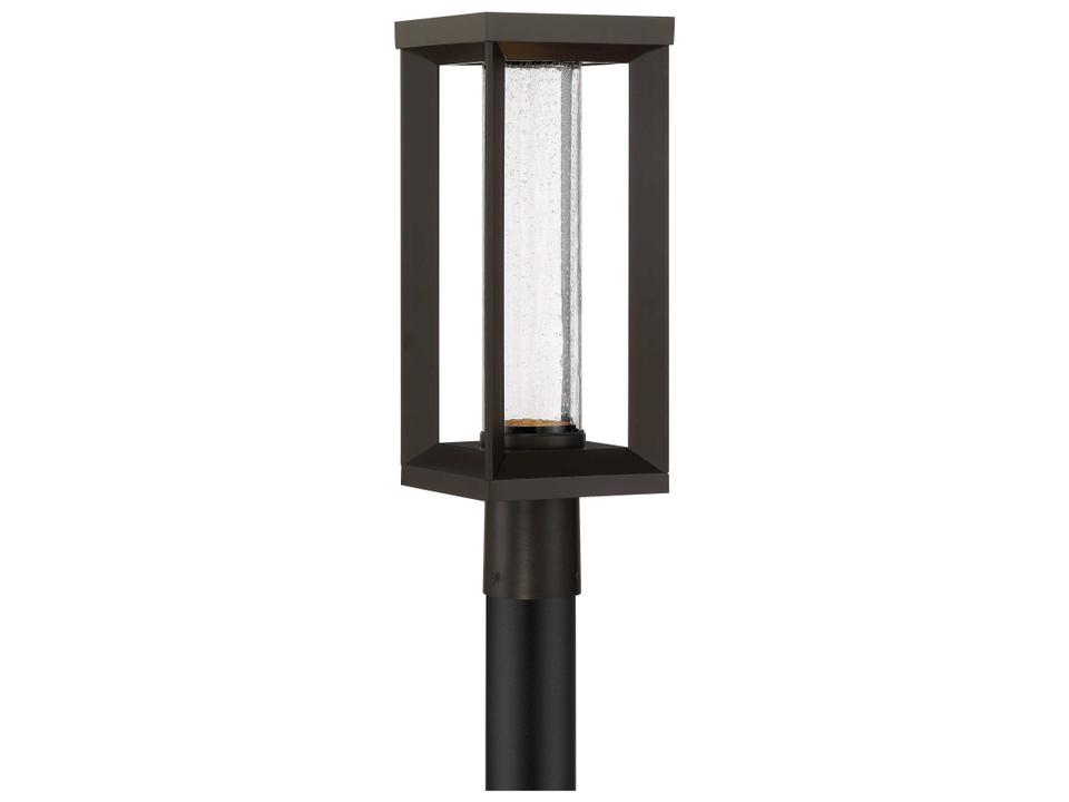 Shore Pointe 1-Light LED Outdoor Post Light in Oil Rubbed Bronze