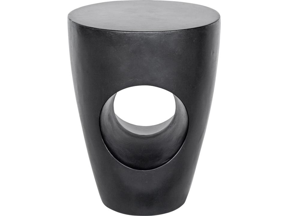 Aylard Black Round Stool / End Table