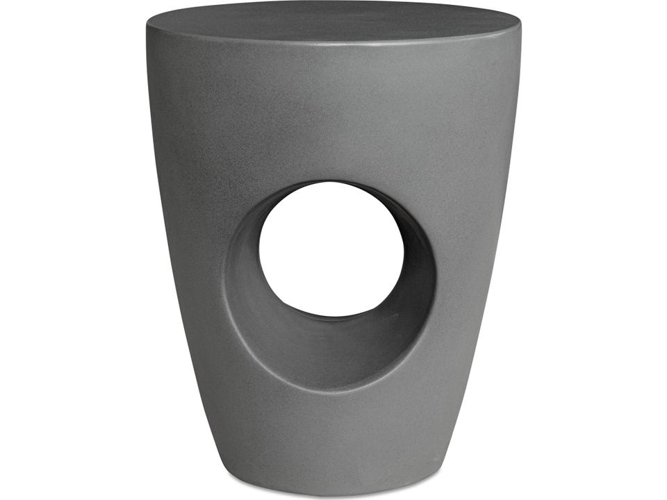 Aylard Dark Grey Round Stool / End Table