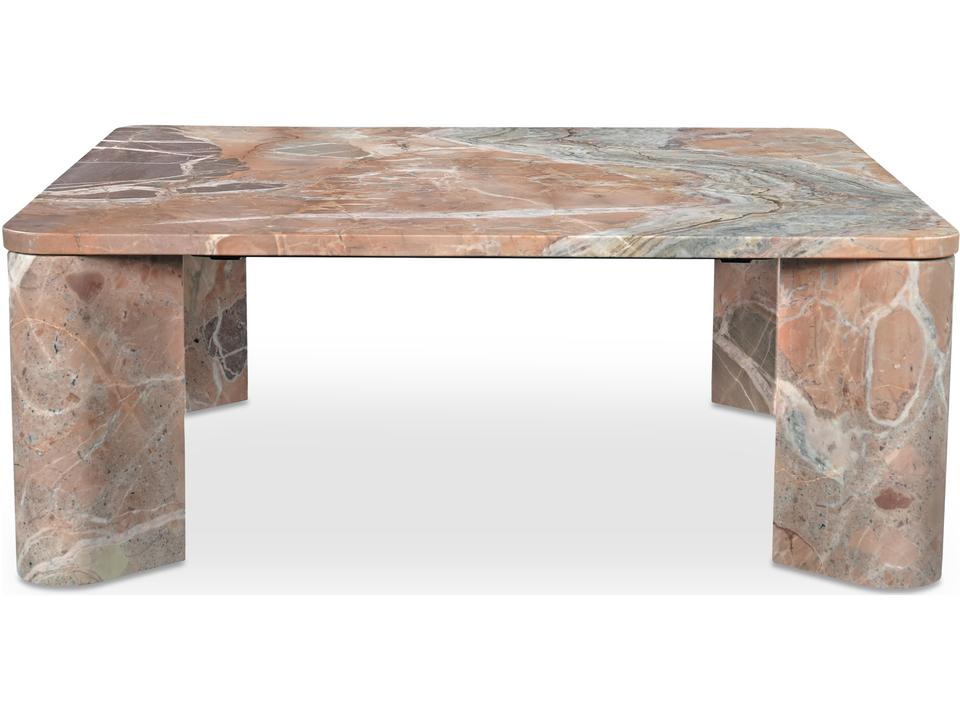 Segment Stone Square Coffee Table