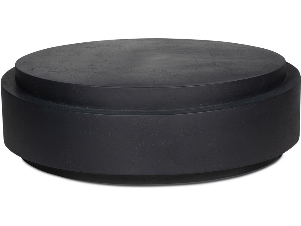 Cosmo 48-Inch Square Outdoor Coffee Table in Black