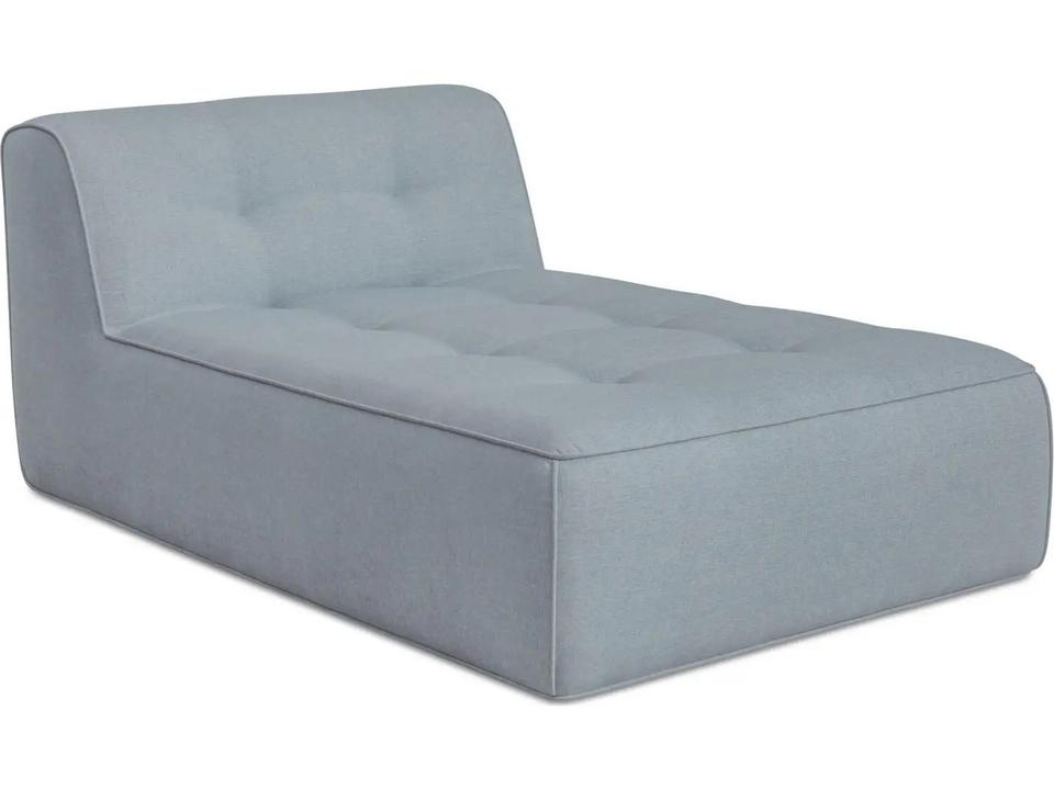 Sunseeker Light Blue Aluminum Cushion Chaise Lounge
