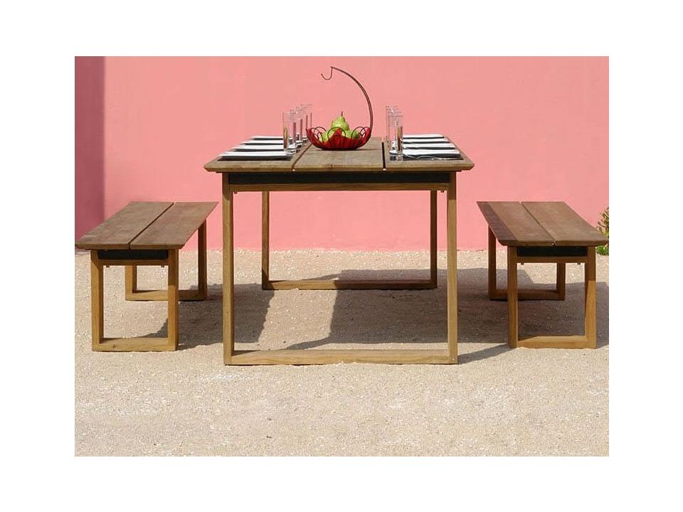 MamaGreen Big Daddy Teak Outdoor Patio Dining Set
