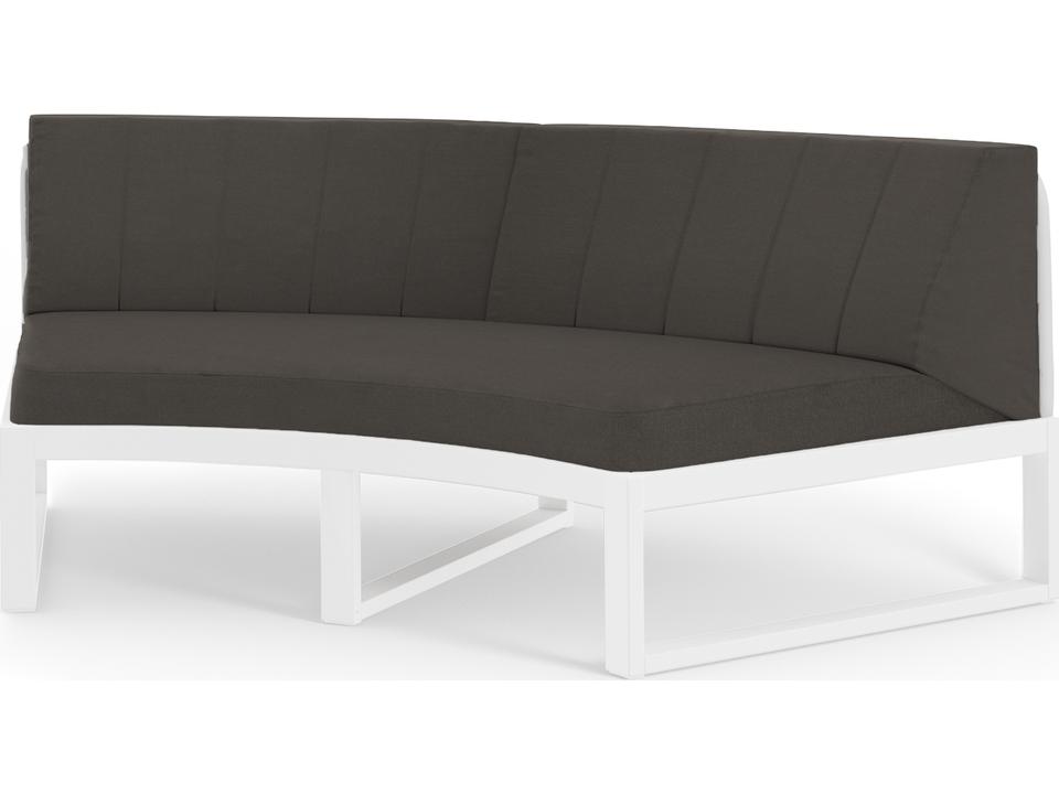 Babbo Aluminum Cushion Loveseat