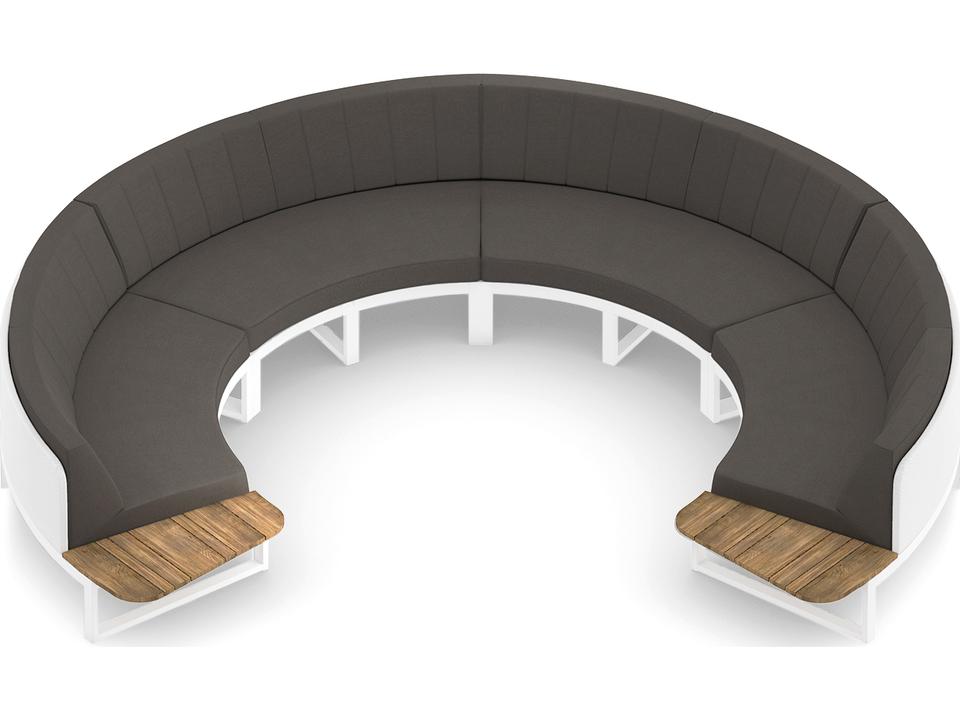 Babbo Aluminum Cushion Modular Lounge Set