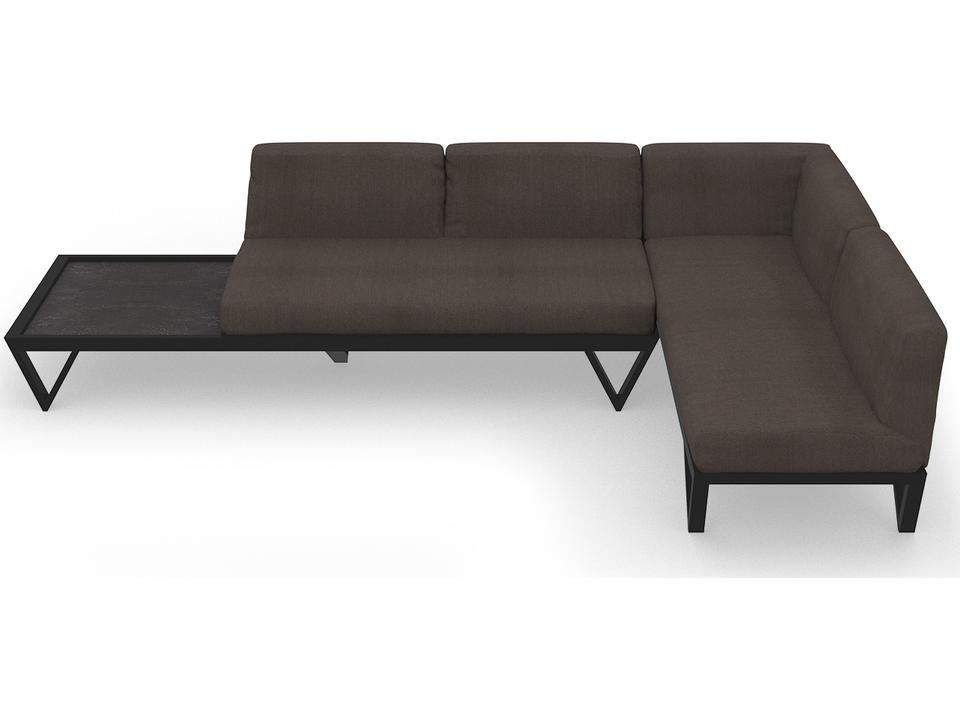 Bondi Belle Aluminum Sectional Lounge Set