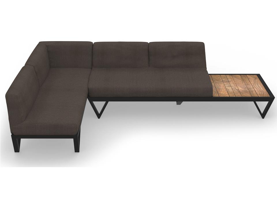 Bondi Belle Modular Sectional Lounge System with Aluminum Frame