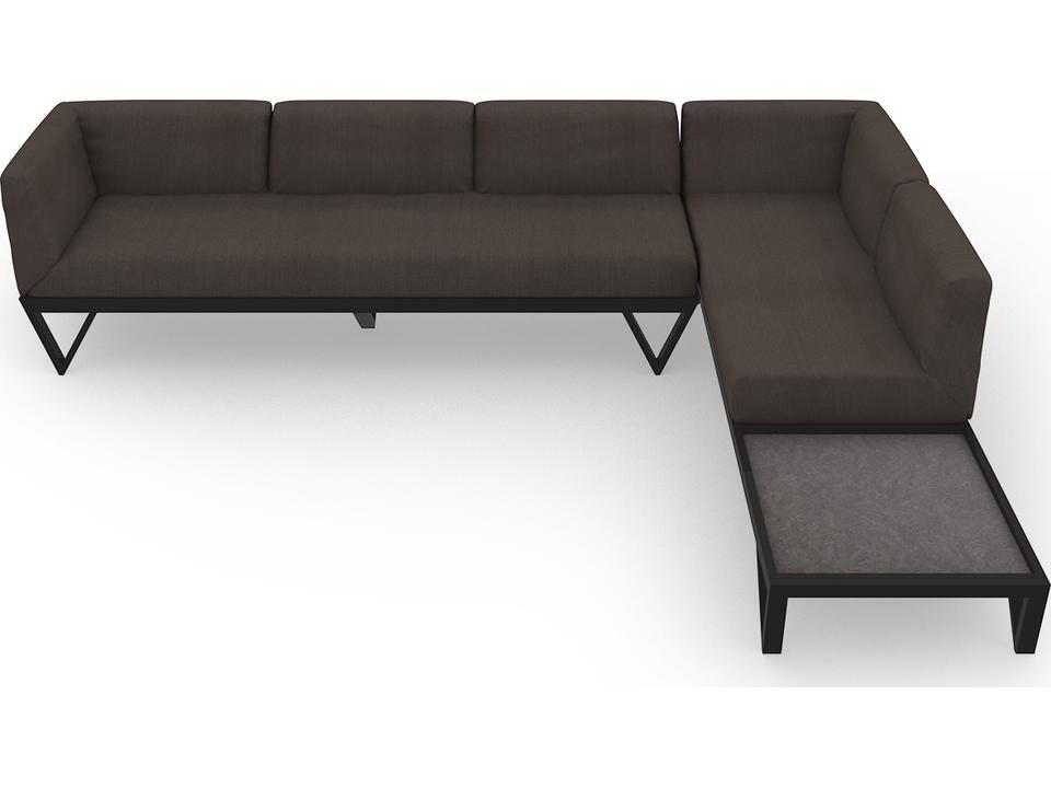Bondi Belle Aluminum Sectional Patio Lounge Set