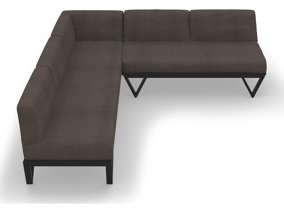 Bondi Belle Modular Aluminum Sectional Lounge Set