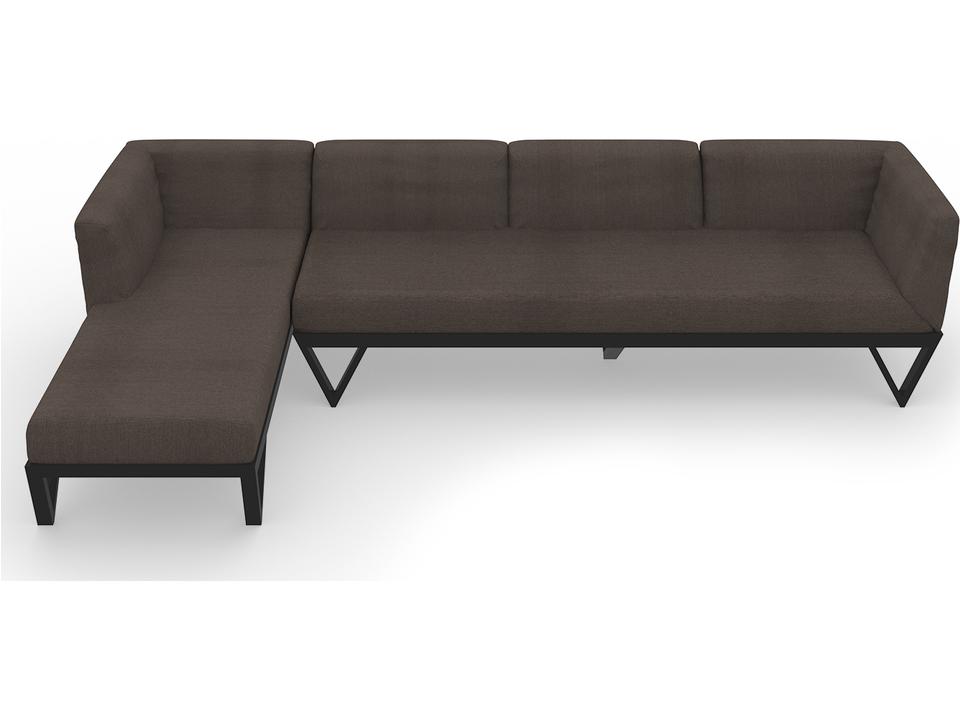 Bondi Belle Aluminum Sectional Lounge Set