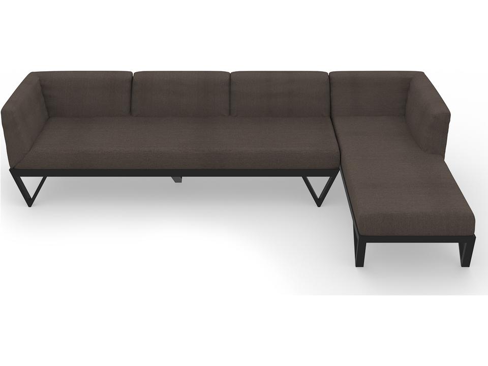 Bondi Belle Aluminum Modular Sectional Lounge Set