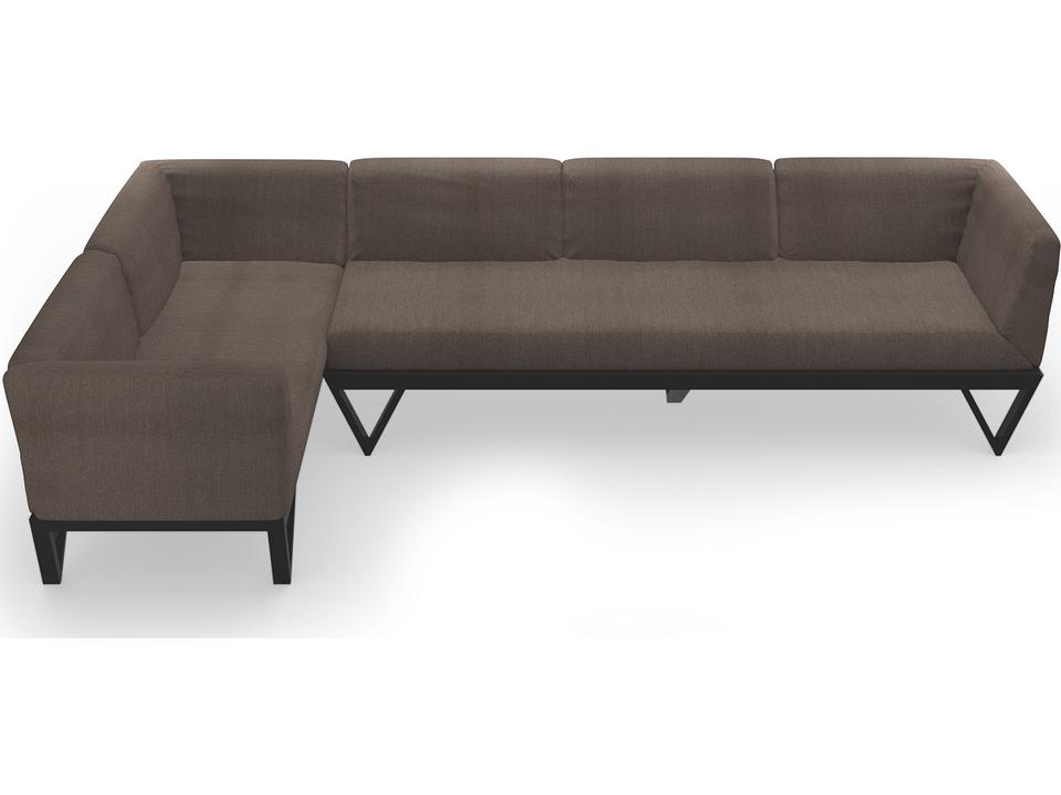 Bondi Belle Aluminum Sectional Lounge Set