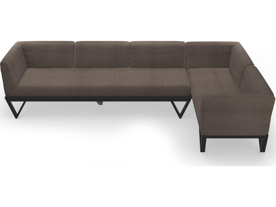 Bondi Belle Aluminum Sectional Patio Lounge Set