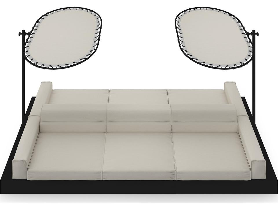Boulevard Aluminum Double Sided Lounge Set