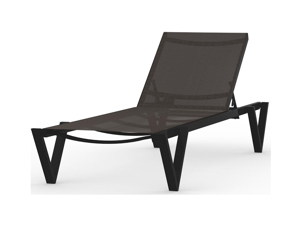Bondi Aluminum Sling Sunbed Chaise Lounge
