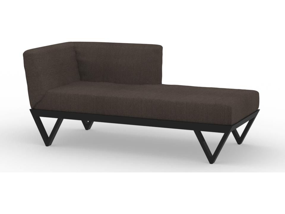 Bondi Belle Aluminum Sofa Chaise Lounge