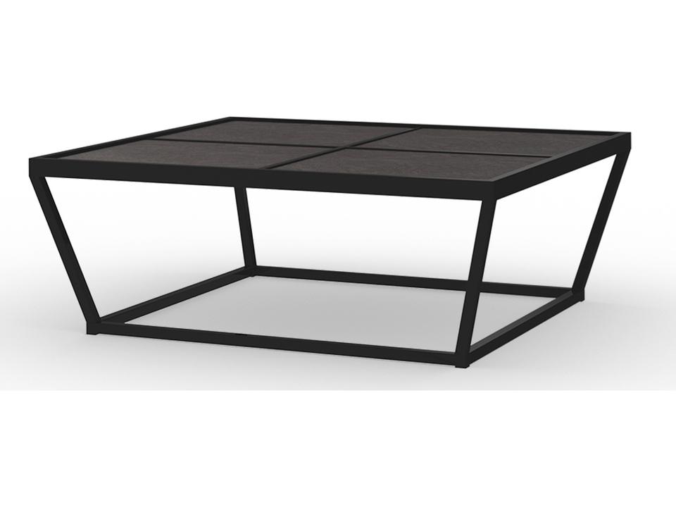 Bondi Big Square Aluminum Coffee Table with HPL Top
