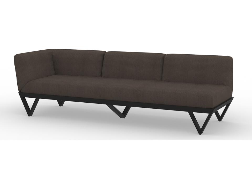 Bondi Belle Aluminum Right Hand Arm Sofa