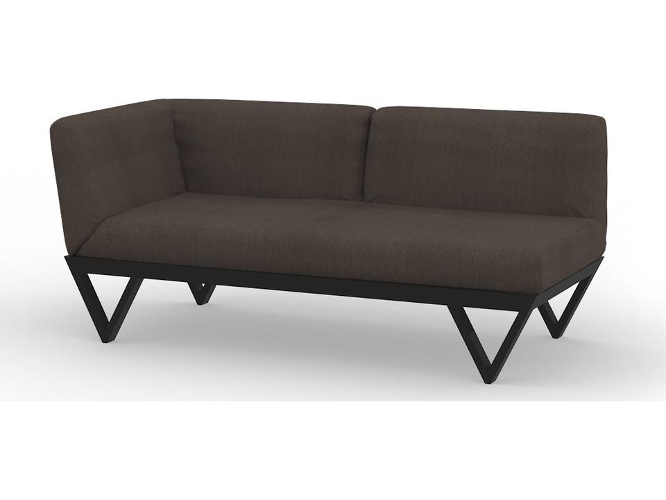 Bondi Belle Right Hand Arm Aluminum Loveseat