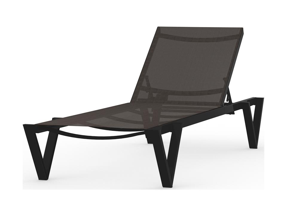 Bondi Belle Sling Aluminum Sunbed Chaise Lounge