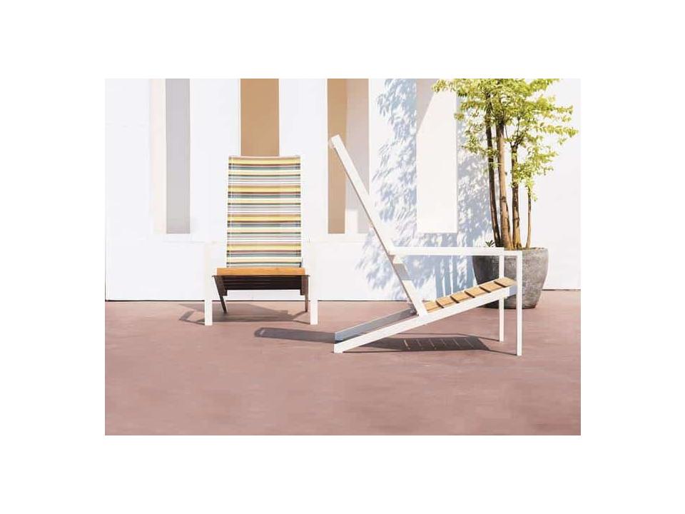 MamaGreen Bondi Sling Aluminum Teak Adirondack Set