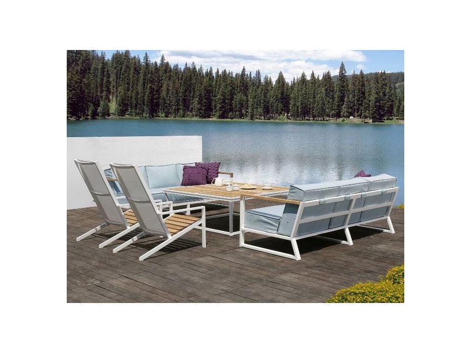 MamaGreen Bondi Beau Aluminum Outdoor Patio Lounge Set