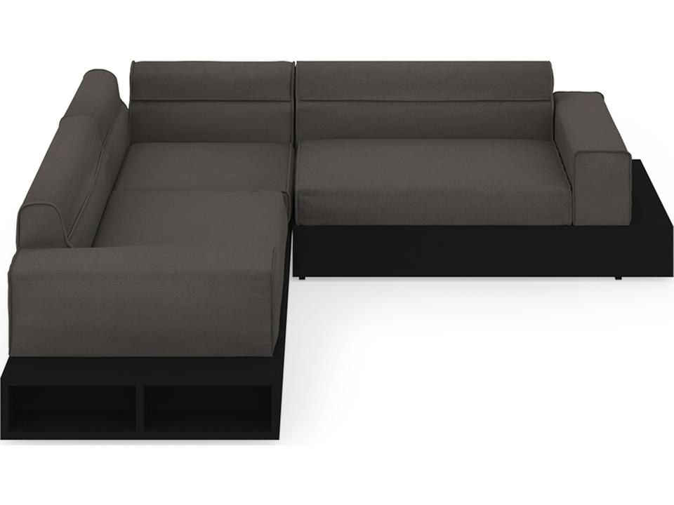 Boulevard Aluminum Sectional Lounge Set