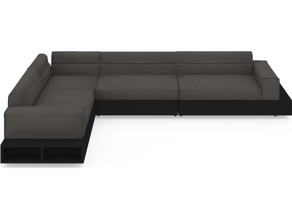 Boulevard Modular Aluminum Sectional Lounge Set