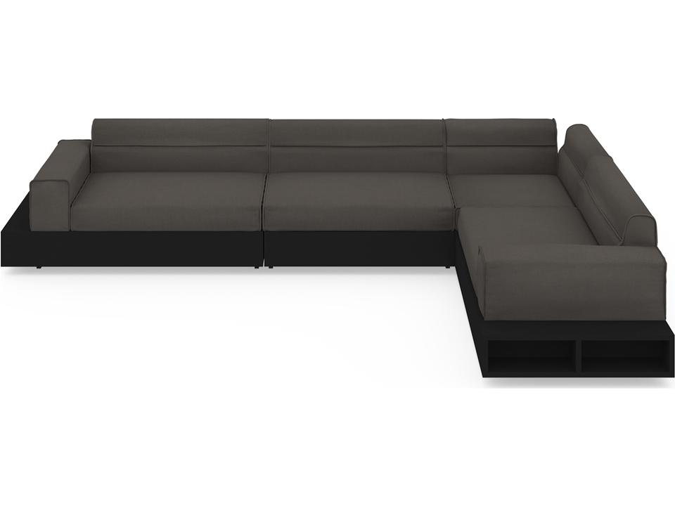 Boulevard Modular Aluminum Sectional Lounge Set
