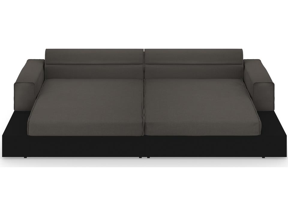 Boulevard Aluminum Modular Sectional Lounge Set with Sunbrella Cushions