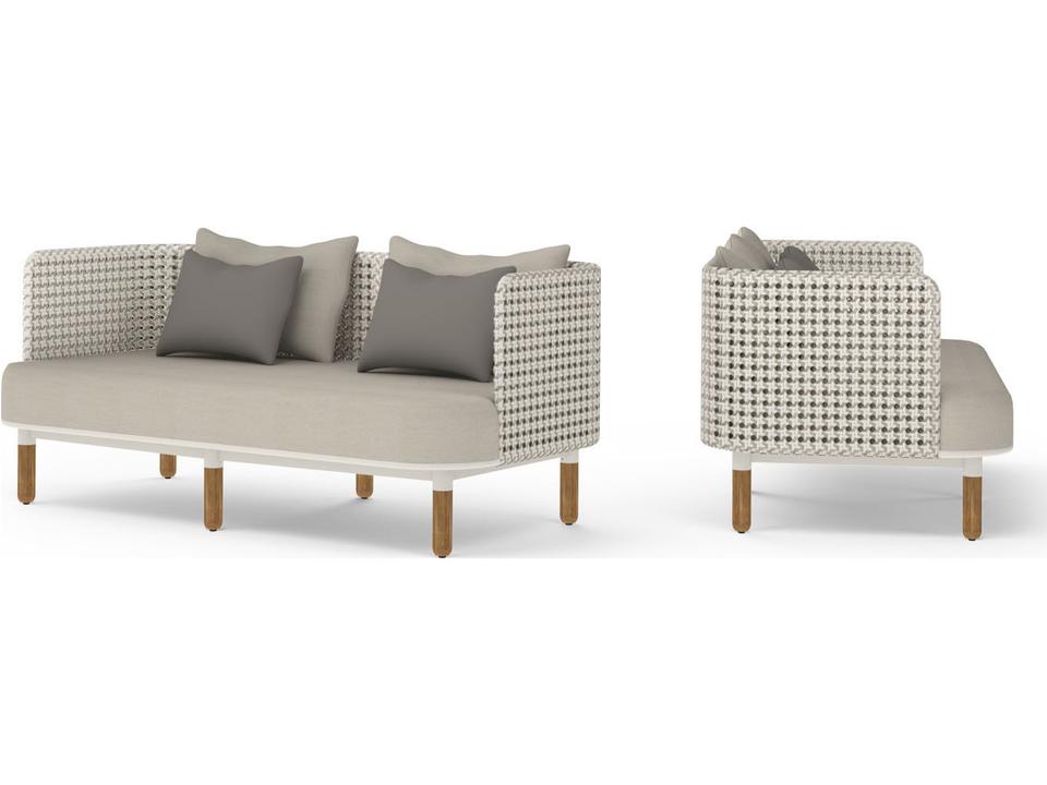 DAISY MAE 2-Seater Sofa Outdoor Wicker Loveseat