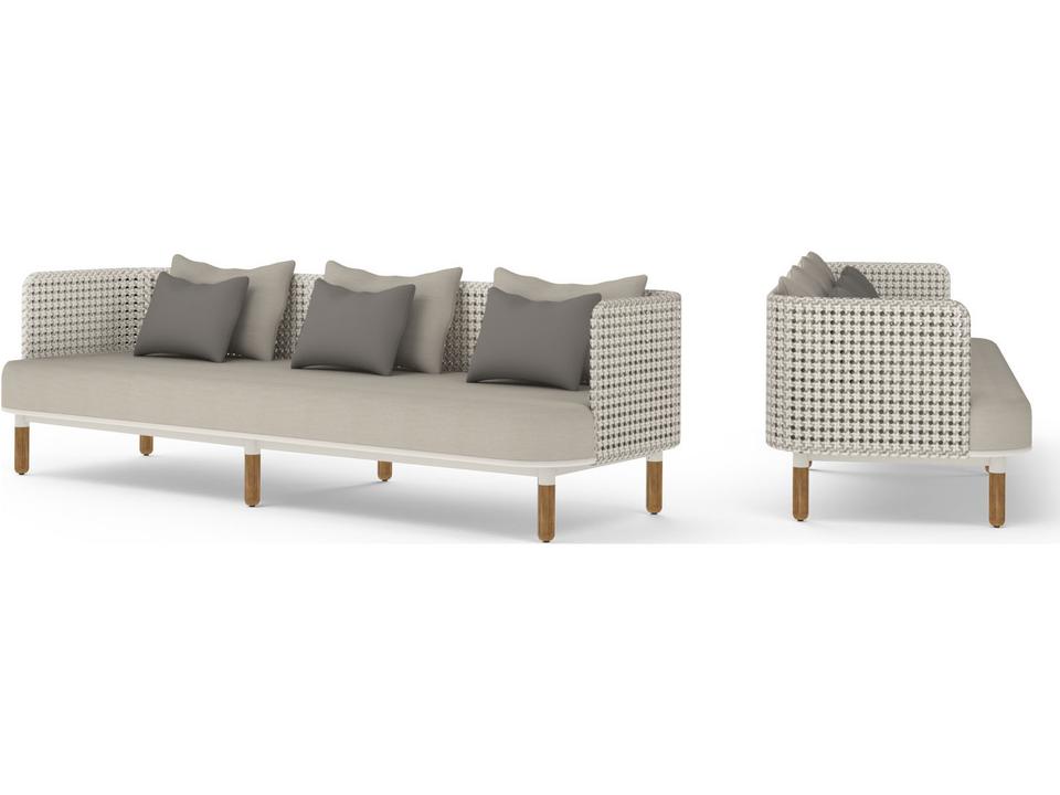 DAISY MAE 3-Seater Sofa Deep Seating Teak Wicker