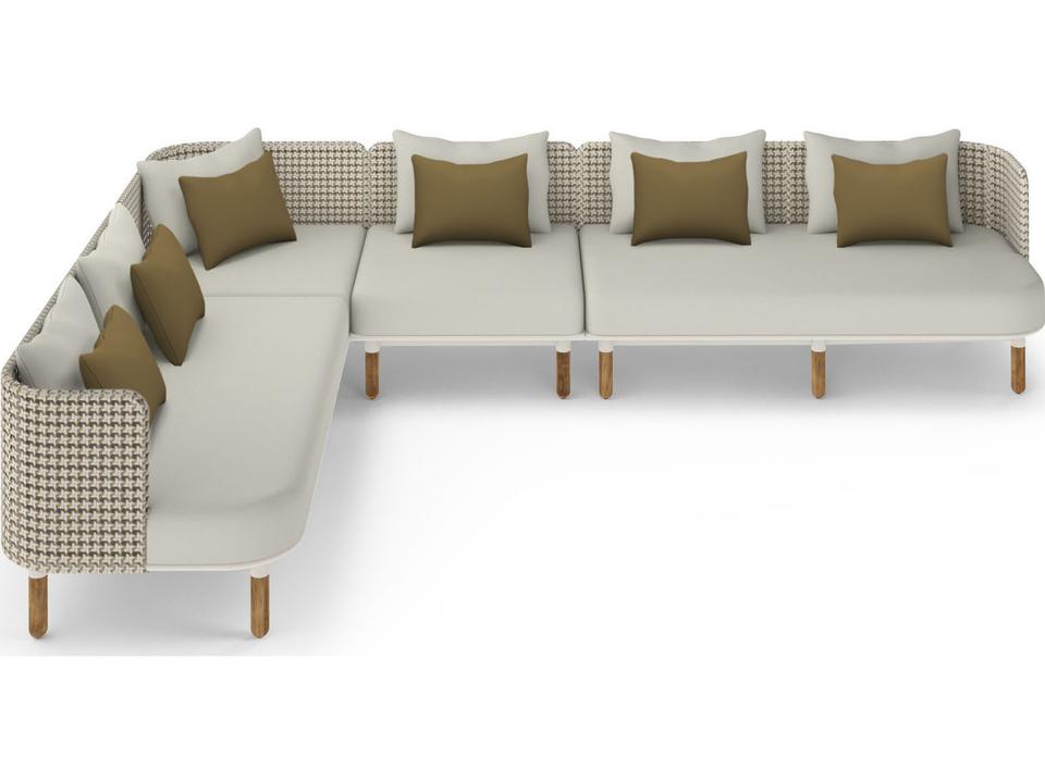 Daisy Mae Deep Seating 6-Person Sectional Lounge Set