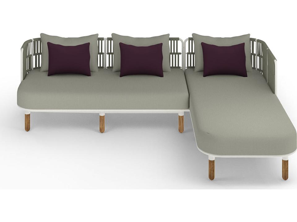 Daisy Rae Teak Rope Modular Sectional Component