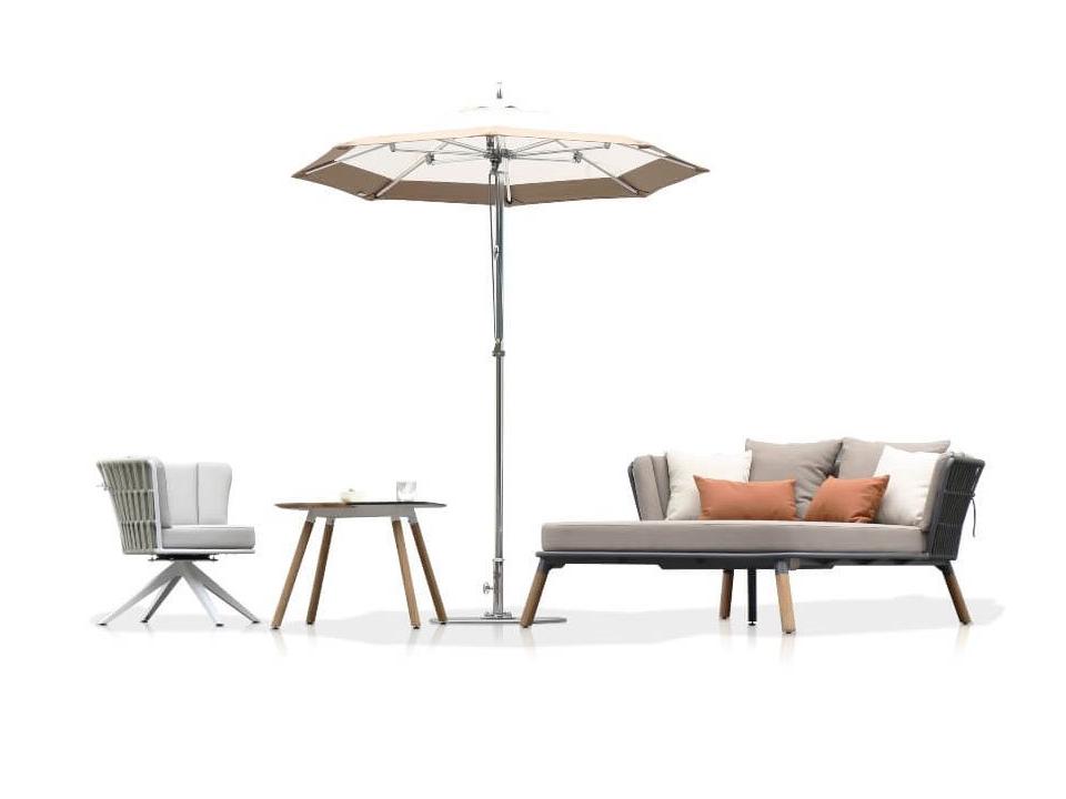 MamaGreen Daisy Rae Teak Rope Outdoor Lounge Set