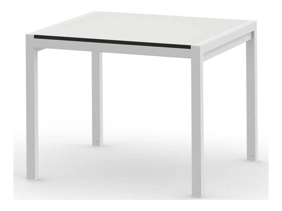 Jaydu Square Aluminum End Table with HPL Top