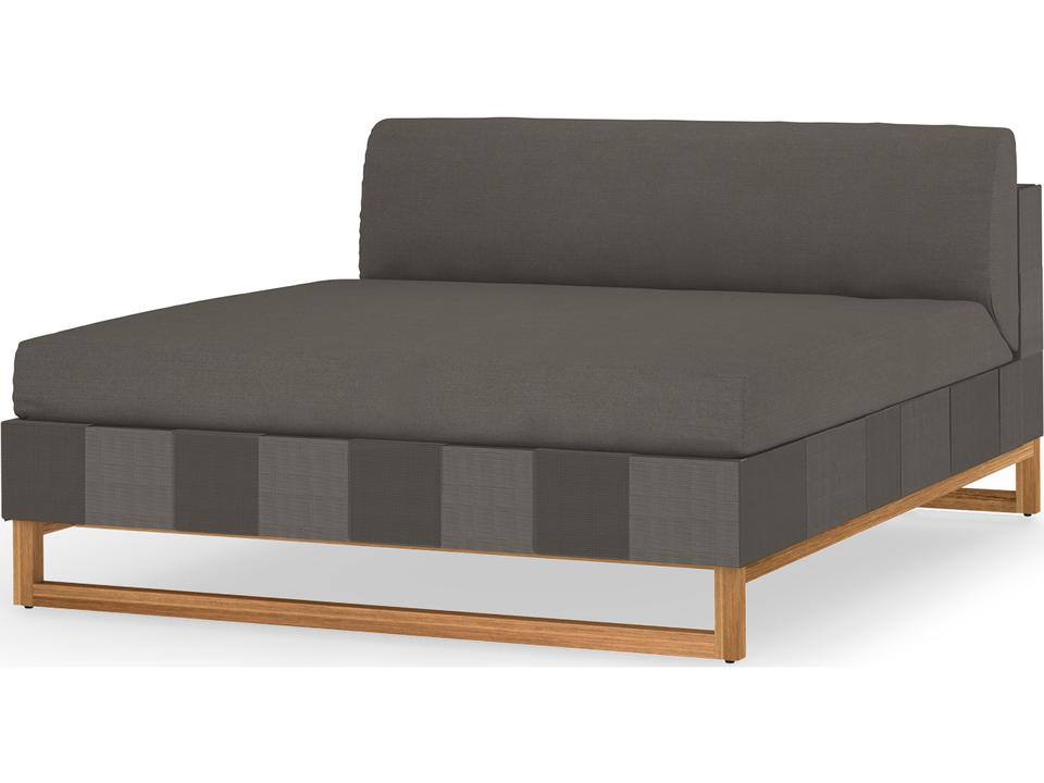Ekka Sectional Chaise with Batyline and Sunbrella Cushions