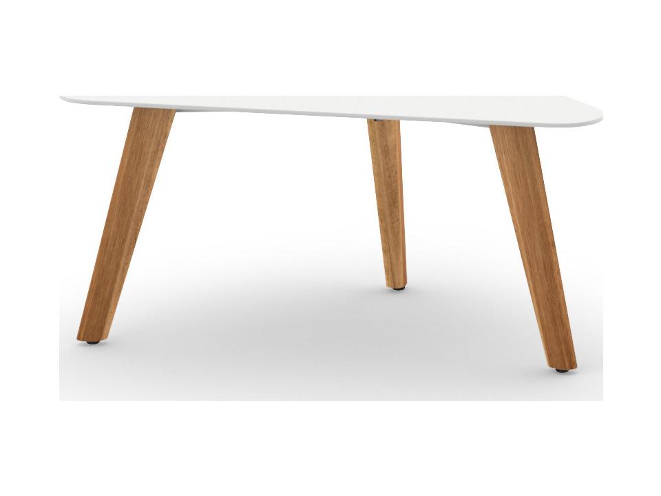 Kaat Triangular Medium Teak Coffee Table