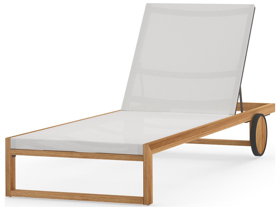 Ekka Teak Sling Chaise Lounge