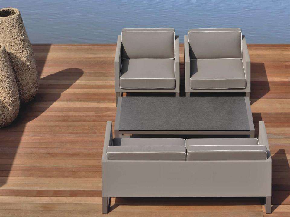 Mono Aluminum Cushion Outdoor Lounge Set