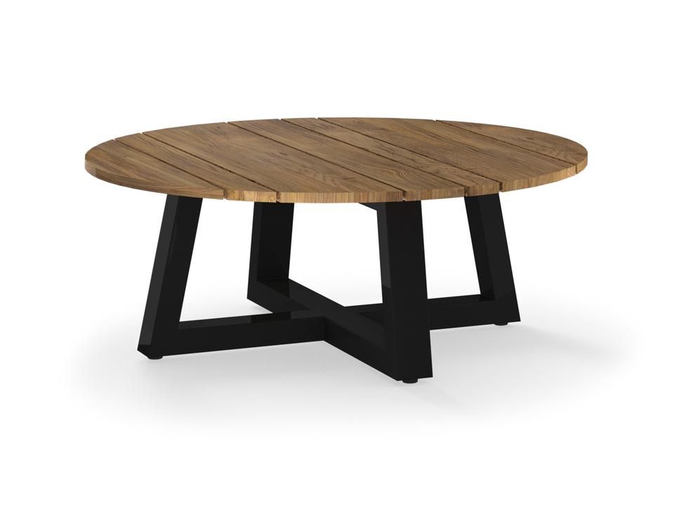 Mono Quick Ship Outdoor Chat Table Round Aluminum