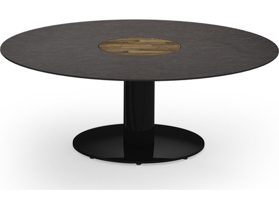 MamaGreen Stizzy Aluminum Round Outdoor Patio Chat Table