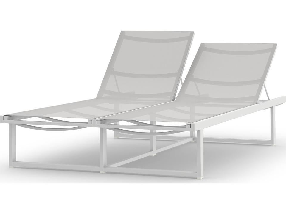 Allux Double Chaise Lounge with Batyline Sling