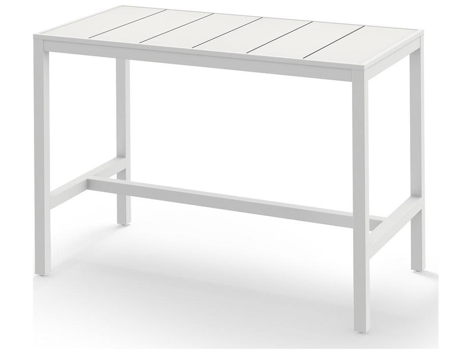 Allux Aluminum Rectangular Outdoor Bar Table