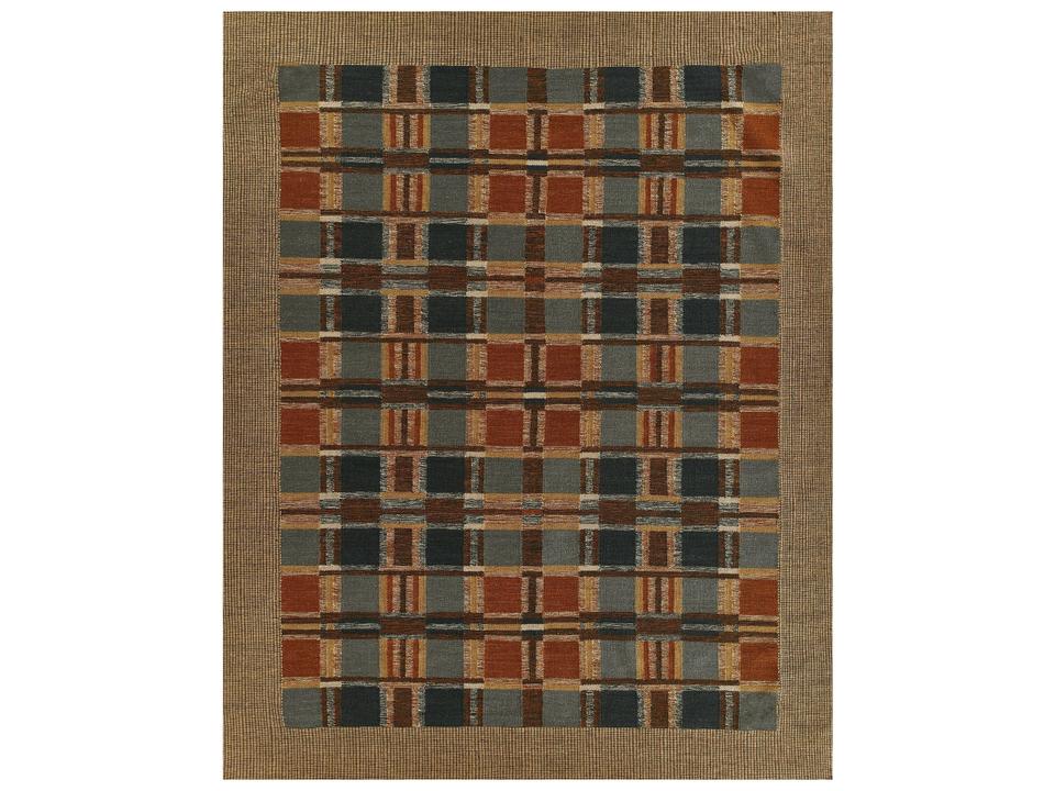 Adobe Hand Woven Wool and Jute Bordered Area Rug