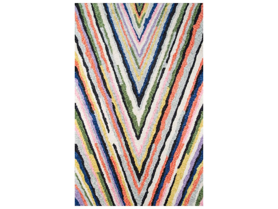 Bungalow Multi-Color Modern Moroccan Abstract Area Rug
