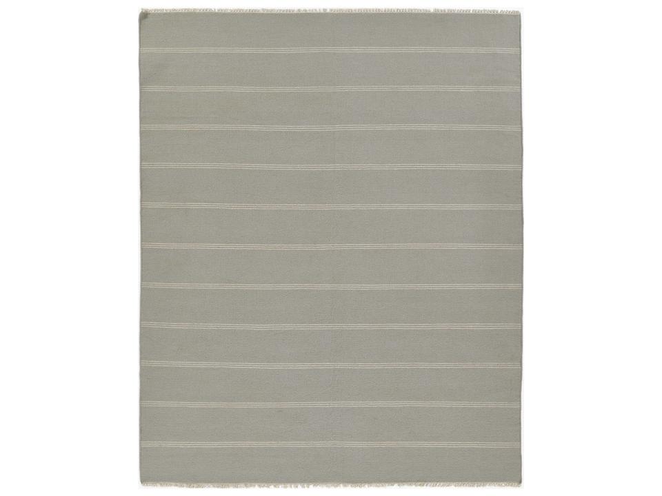 Caseres Hand-Tufted Striped Wool Blend Area Rug