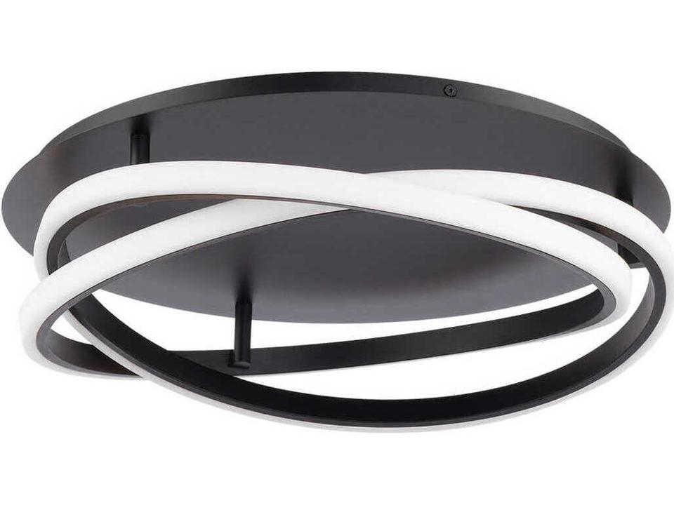 Veloce LED Flush Mount Ceiling Light Black